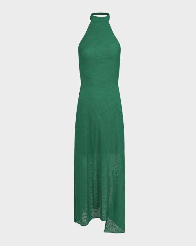 Solid Vickey Midi Dress